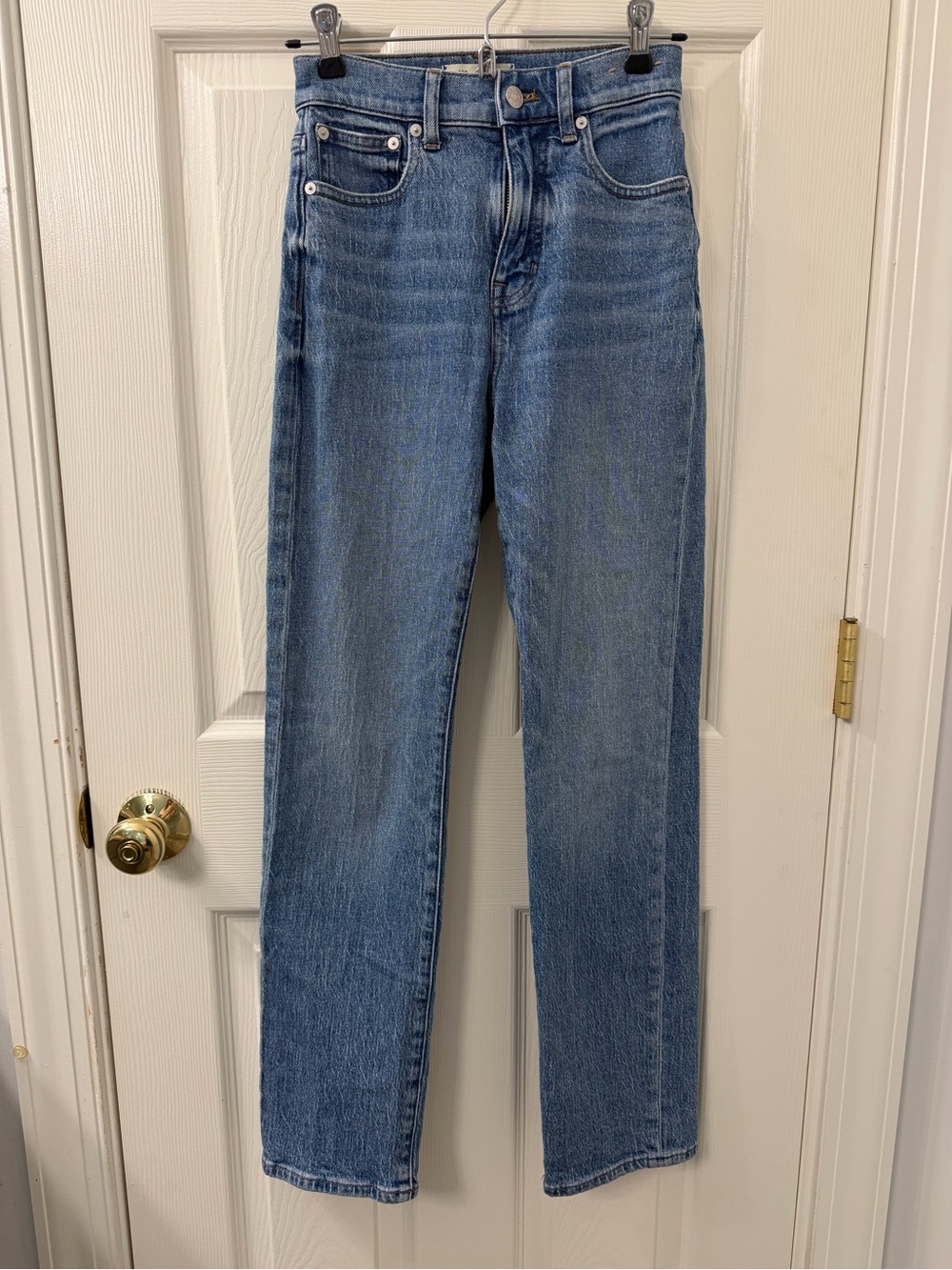 Madewell 90’s Straight Leg Medium Wash Blue Jeans Size 23